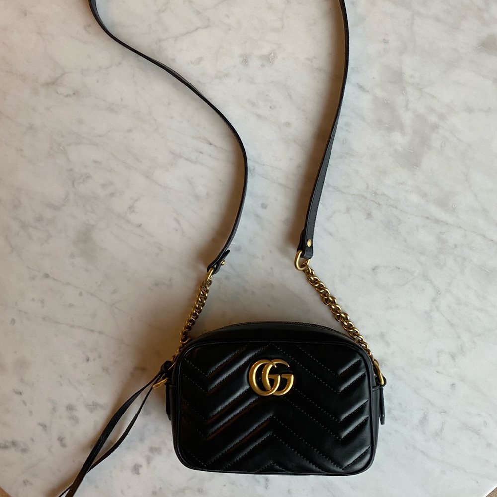 Gucci marmont matelasse mini bag